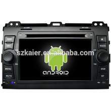 Android 4.4 Spiegel-Verbindung Glonass / GPS 1080P Dual-Core-Auto-DVD-Player für Toyota Prado 120 mit GPS / Bluetooth / TV / 3G